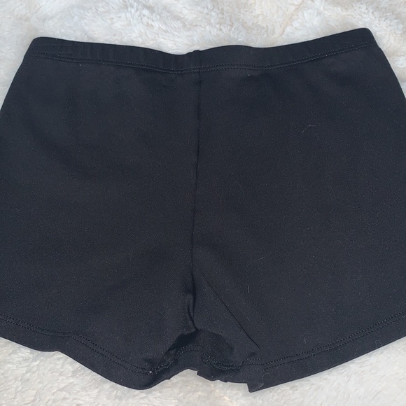Body Wrappers Dancewear Black Shorts Small EUC - Picture 4 of 6